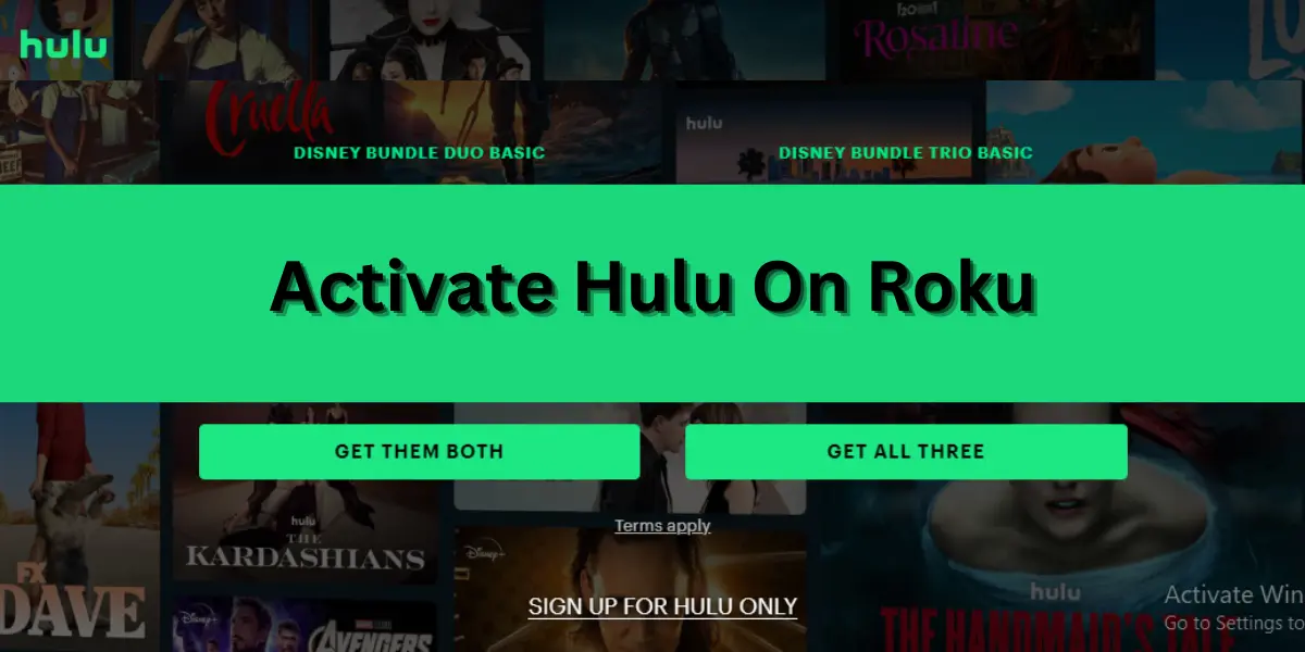 Wait for the download to finish Go back to the > Home and launch the Hulu app. Sign in with your existing Hulu account or create a new one.